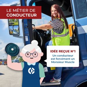 idée reçue métier conducteur routier transports becker