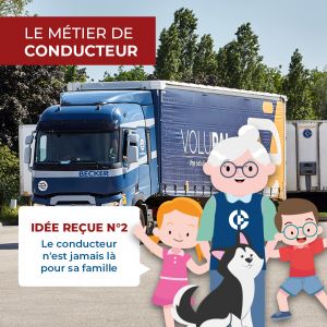 idée reçue métier conducteur routier transports becker