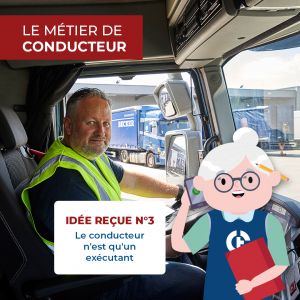 idée reçue métier conducteur routier transports becker